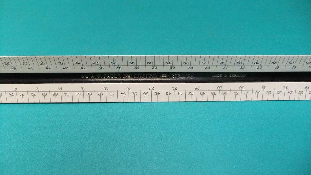 Faber Castell 8730/Z2 Architect's Triangular Scale Rule, Good Condition.