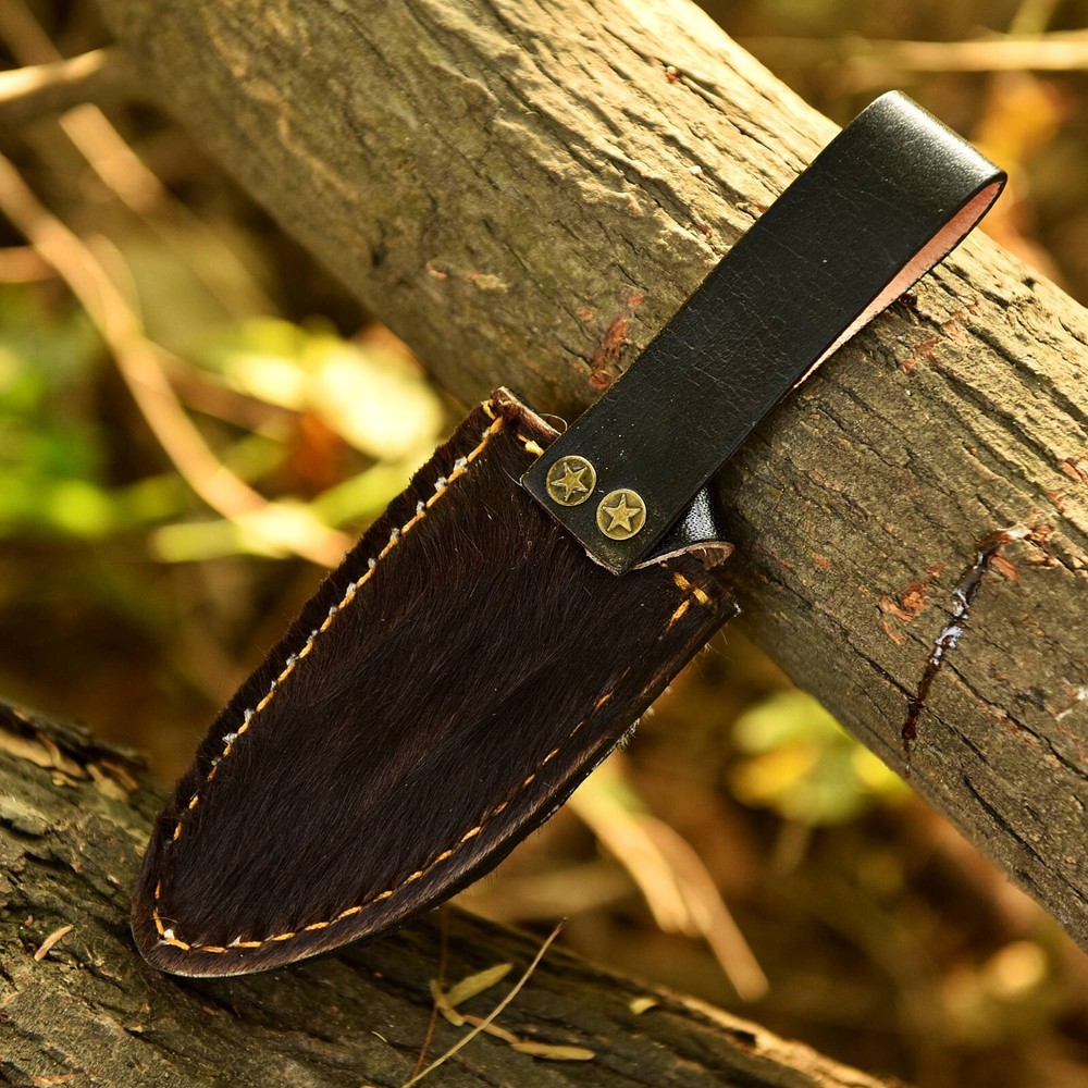 Handmade Leather knife sheath Fix Blade knife Case Loop Sheath Original GoatSkin