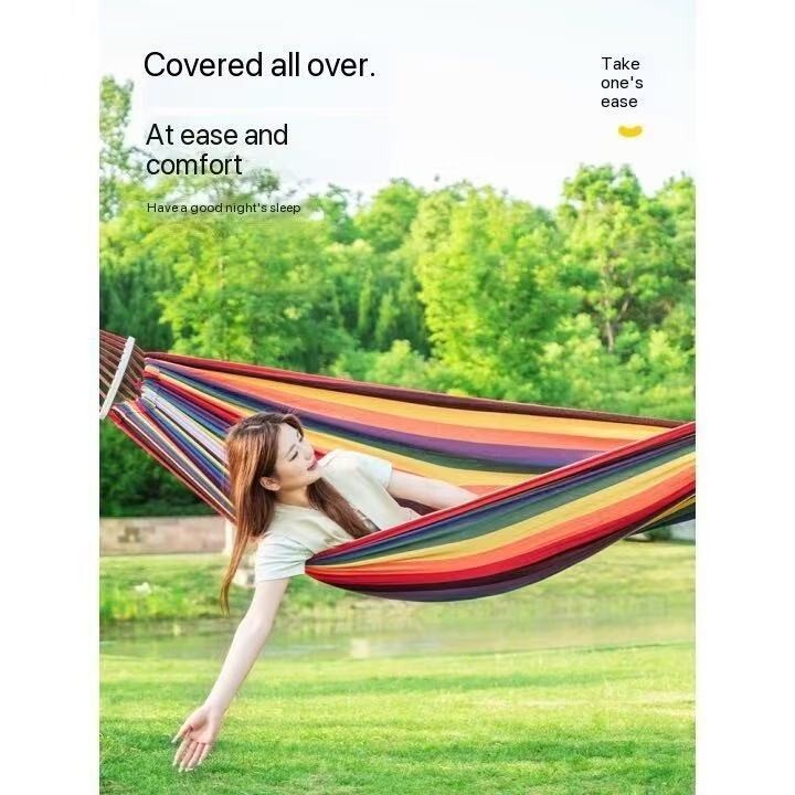 Hammock outdoors