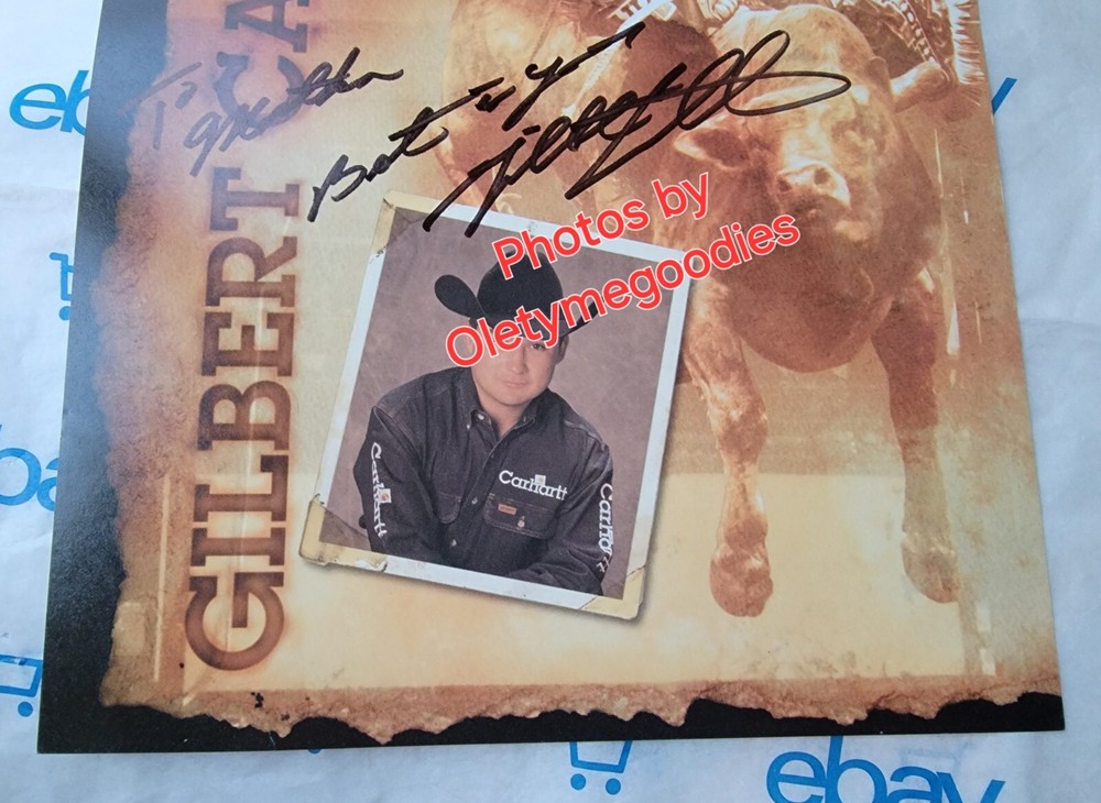 Gilbert Carrillo PBR Hand Signed 8 x 11