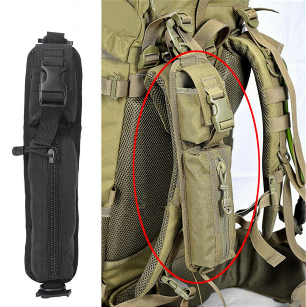 Tactical Military Molle Accessories Backpack Shoulder Strap Bag Tools Pouch Pack