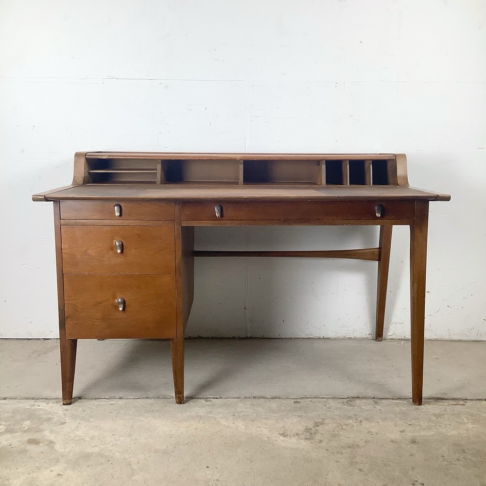 John Van Koert for Drexel Profile Walnut Desk