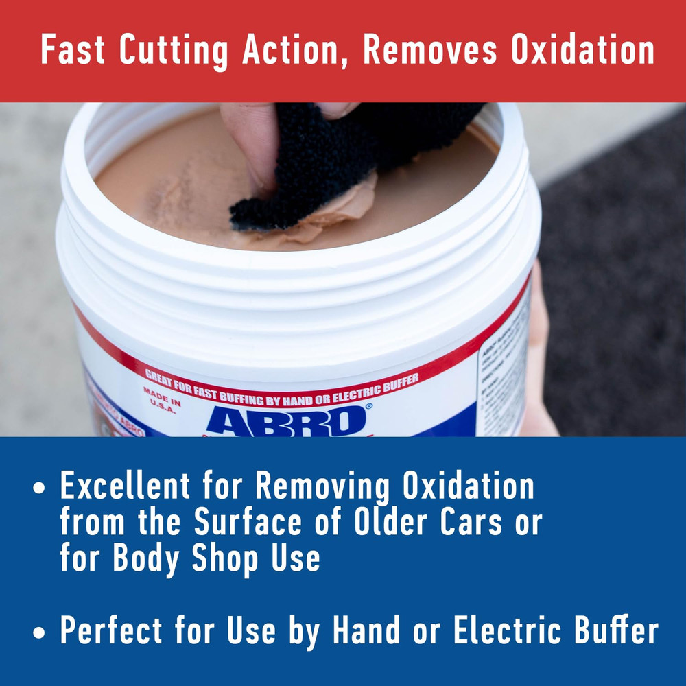 Superior Performance Automotive Rubbing Compound for Oxidized Finishes, Buff, Sh