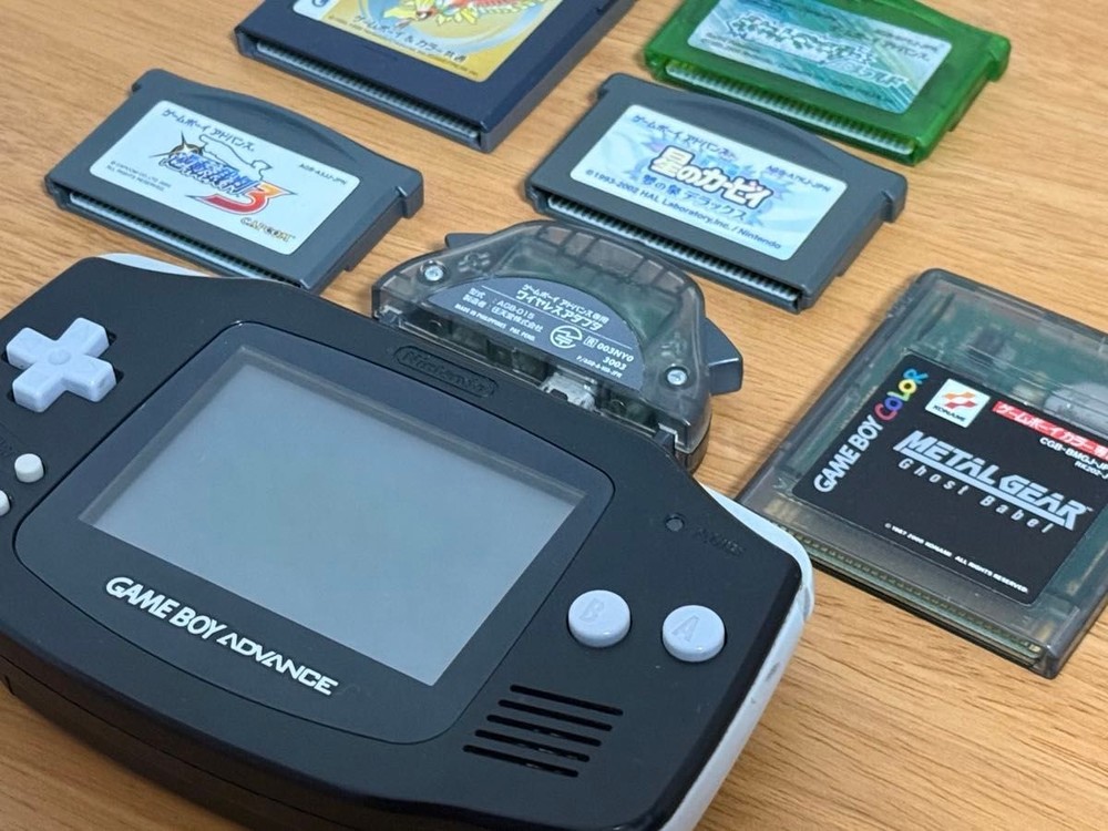 Nintendo Game Boy Advance Console w/ Game Software Bundle Set Japan