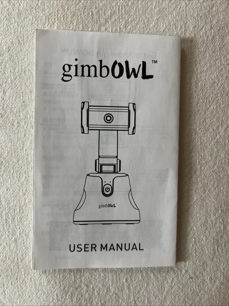 Gimbowl motorized Videographer Device 360 Object tracking