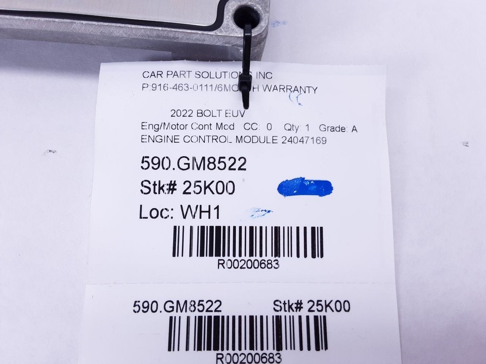 2022 Chevrolet BOLT EUV Engine Control Computer Module 24047169