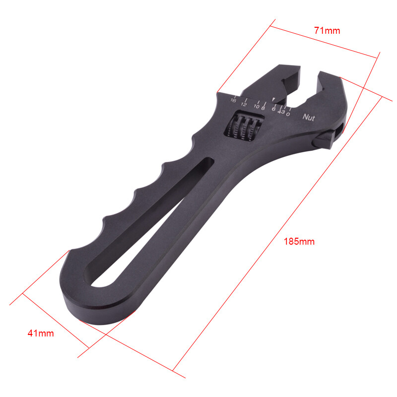 Adjustable Wrench Tool Spanner for Hose End Fitting 3AN-16AN Thishill