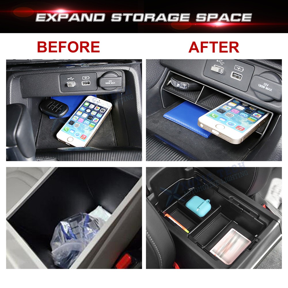 Center Console Insert Tray Armrest Box Storage Organizer For Honda Civic 2022-up