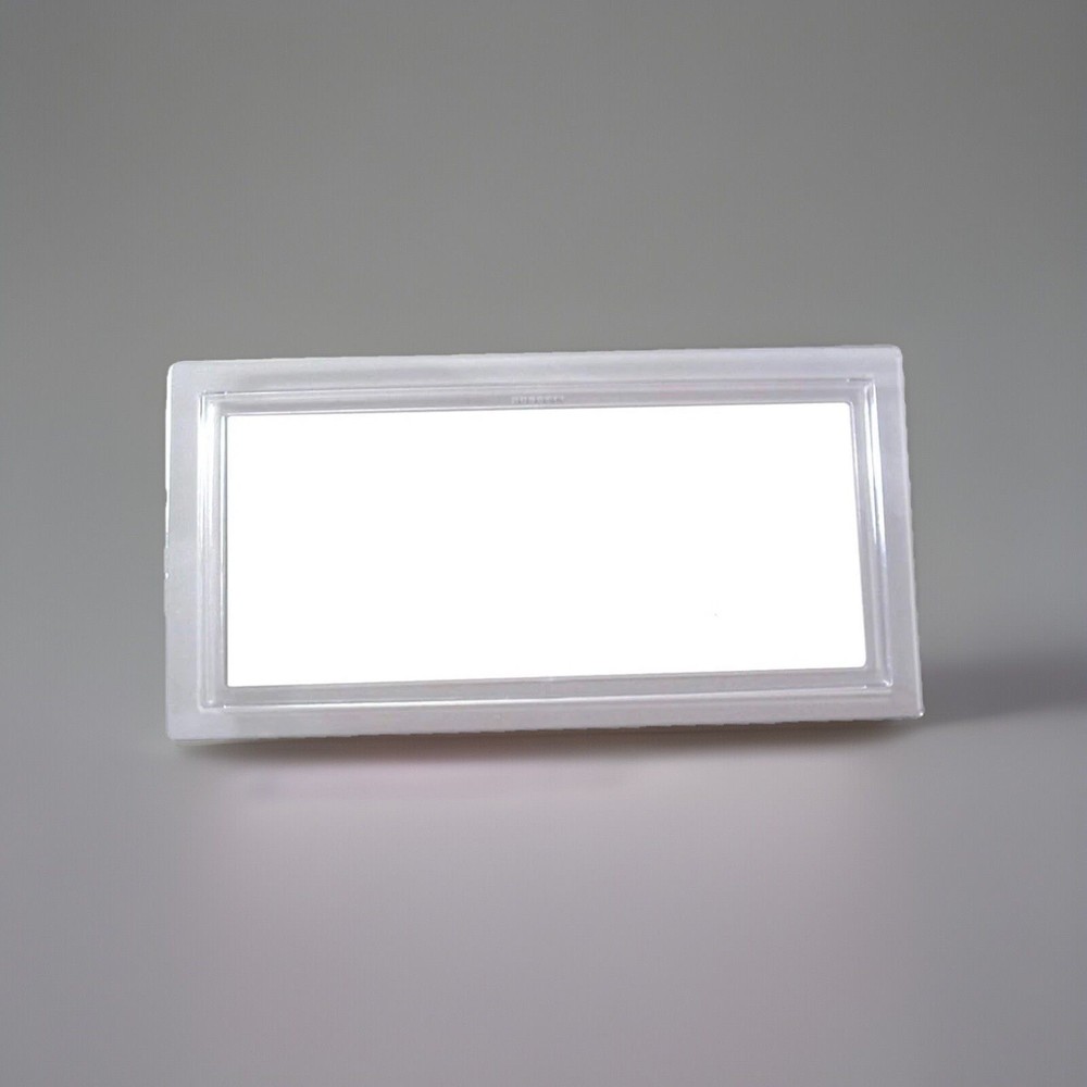 🔴 Hubbell 6297 3-Gang Rectangular Carpet Flange, Polycarbonate, Clear‼️