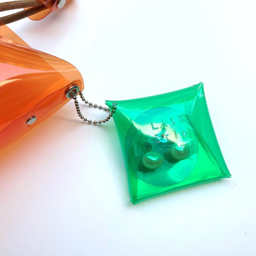 Transparent PVC Clear Pouch for Earring Storage (Short)
