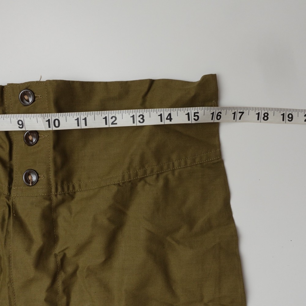 Vintage WWII Military 40s Button Shorts Boxers Size 32 Morton Rose Olive Green
