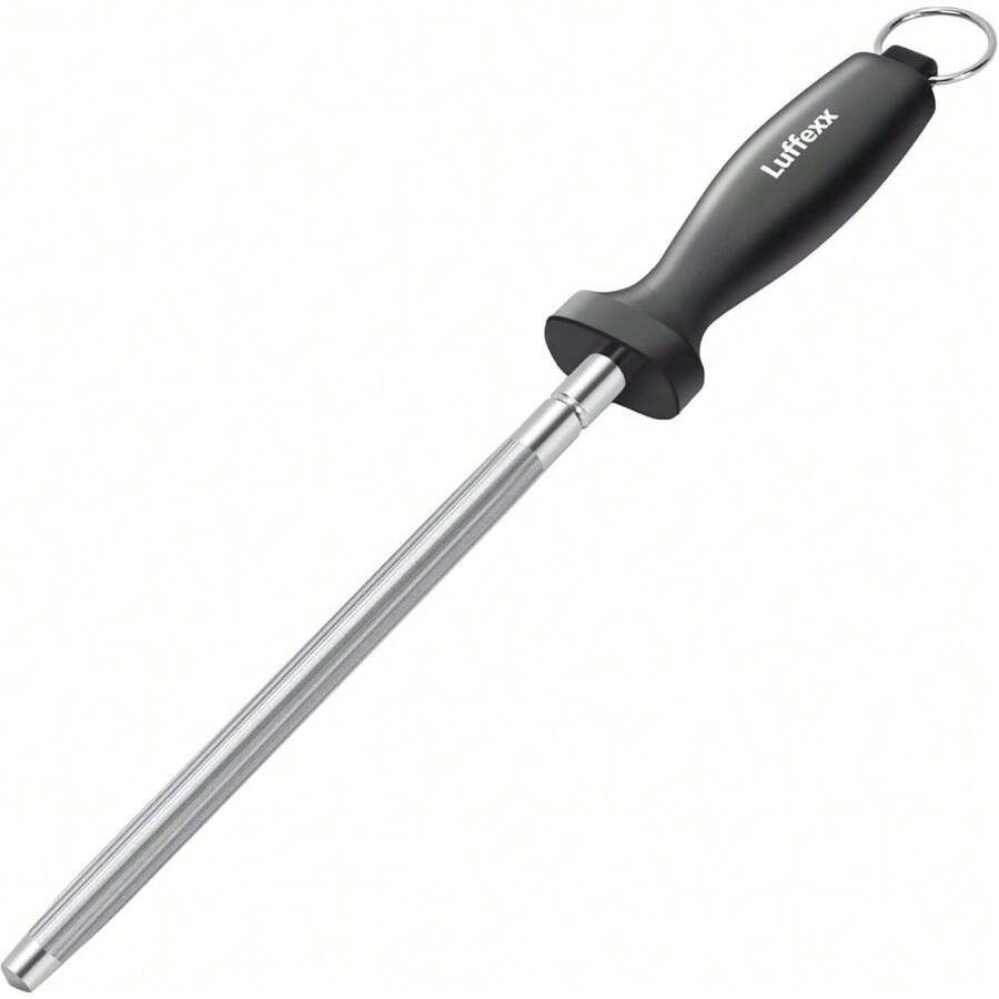 Klaus Meyer 12 inch High Carbon Diamond Sharpening Steel Kitchen Sharpener