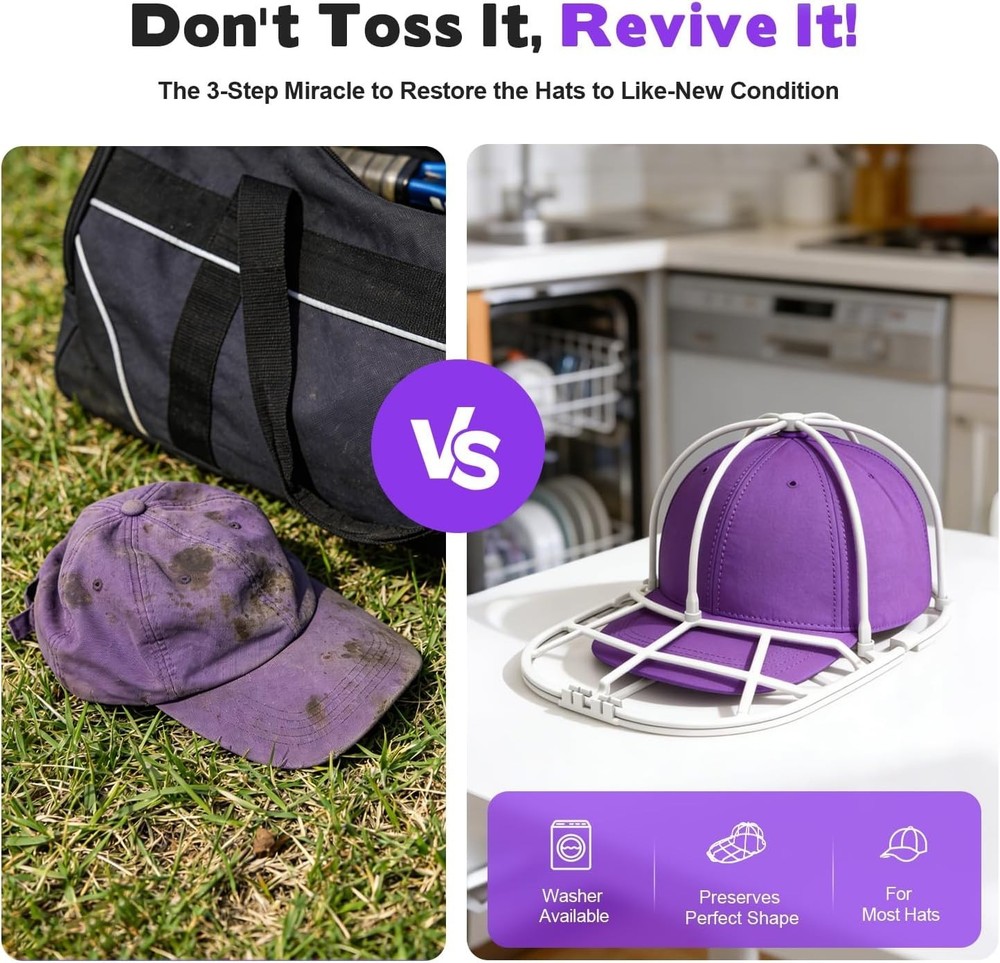 Structured Cap Shaper and Washer Cage – Secure & Space-Saving Storage Solution