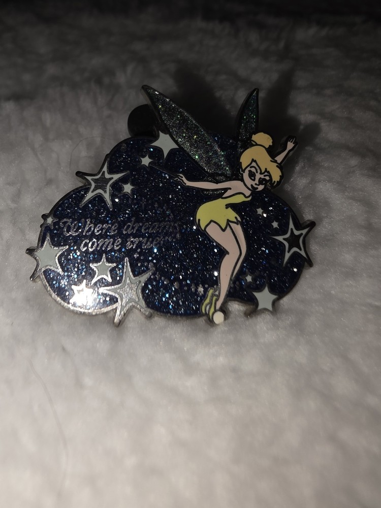 Disney Tinker Bell Enamel Pin - 'Where Dreams Come True'