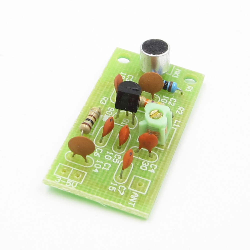 Mini Wireless Microphone Ham FM Wireless Radio Transmitter Module 3-5V 91-103MHz