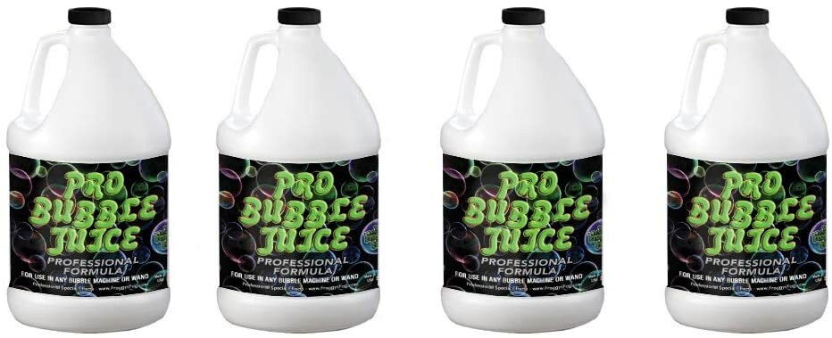 Froggys Fog Pro Bubble Juice 4 Gallon case for short distance applications
