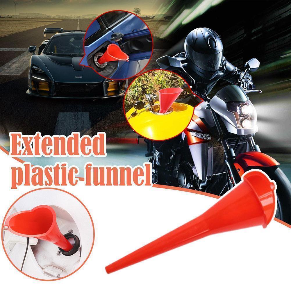 10.4inch Long Spout Funnel Car Engine Transmission Refueling Oil Water Kitchen