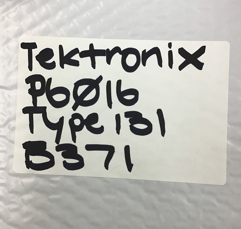 Tektronix P6016 Current Probe Amplifier Type 131 With Current Probe Model 4(B371