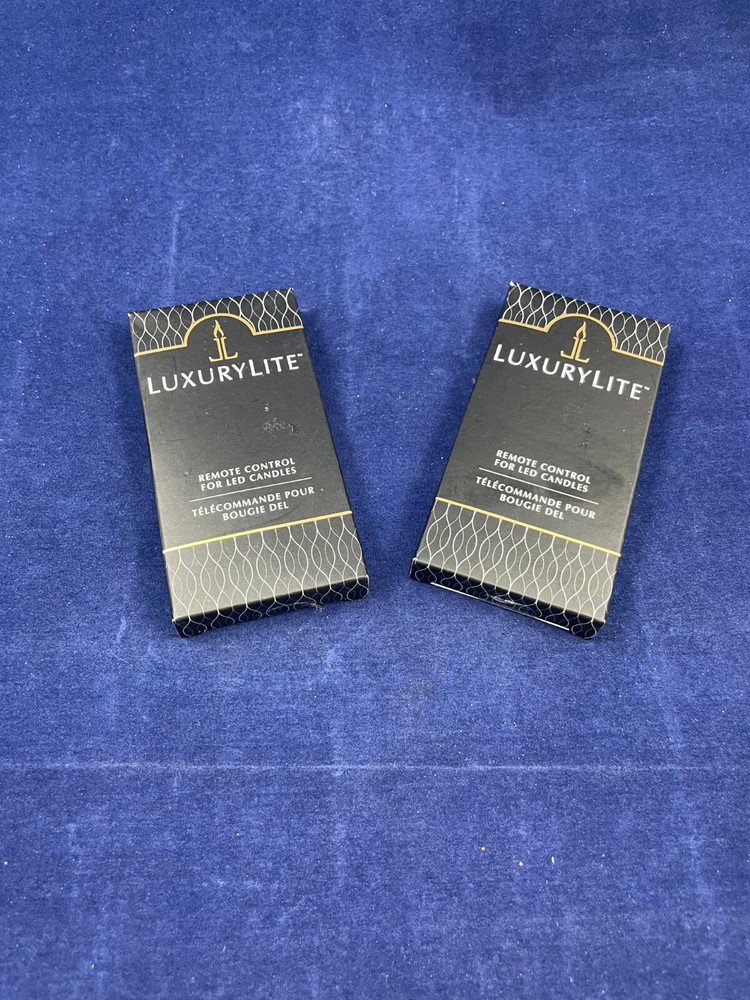 LuxuryLite Hand Held Remote Control for LED Candle Two Pack