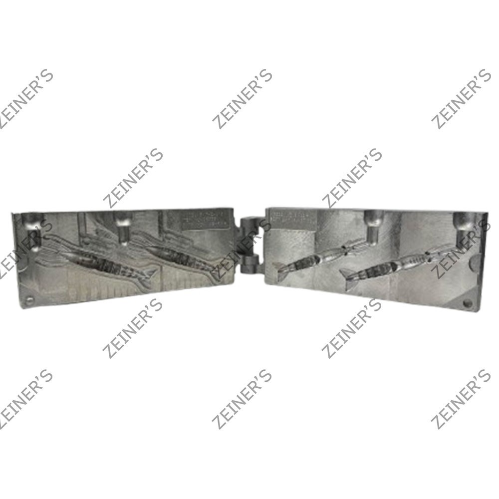 96029 Do-It Soft Plastic Mold Essential iShrimp 3.75" 2 cavity mold SMP-2-375
