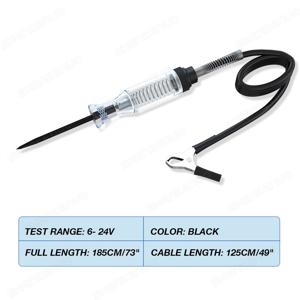 6V/12V Power Probe Electrical Circuit Tester Test Light FuseTester
