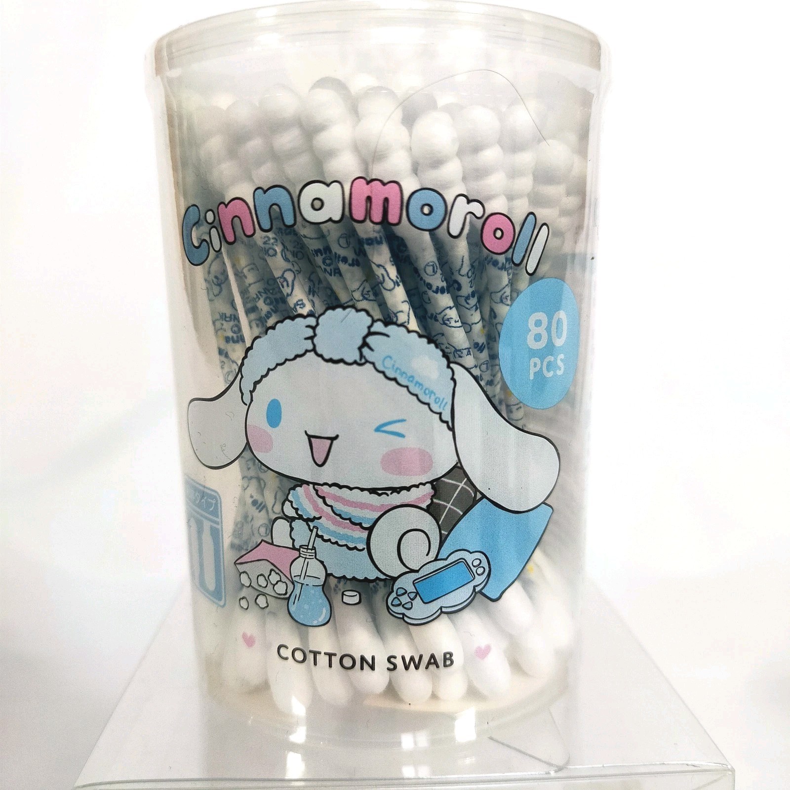 Sanrio Cotton Swabs 4 Pack 80pcs Each Total 320pcs Hello Kitty Kuromi Japan