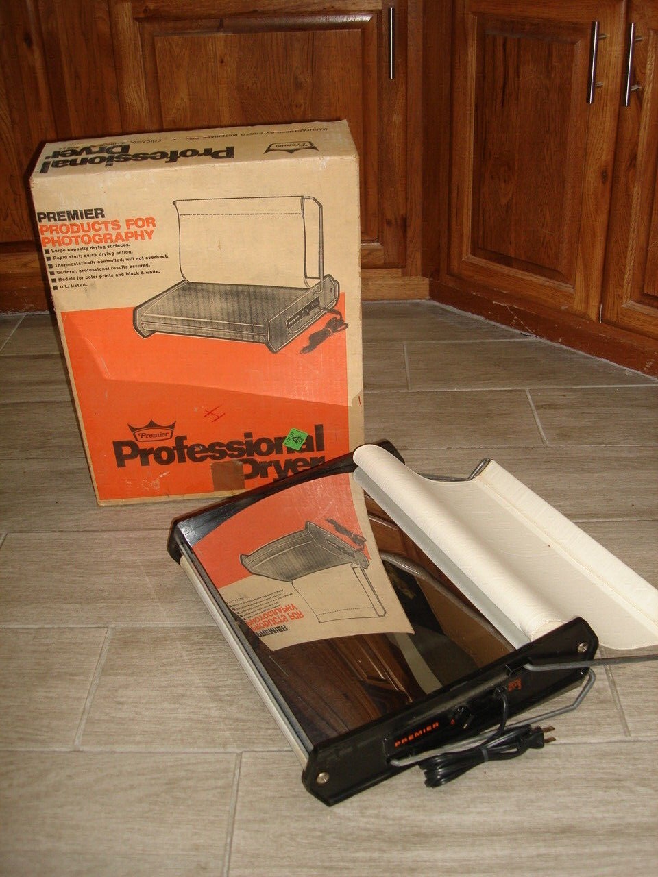 Premier Thermostatic Professional Print Dryer Model TC W/Twin Chrome 14" x 20"