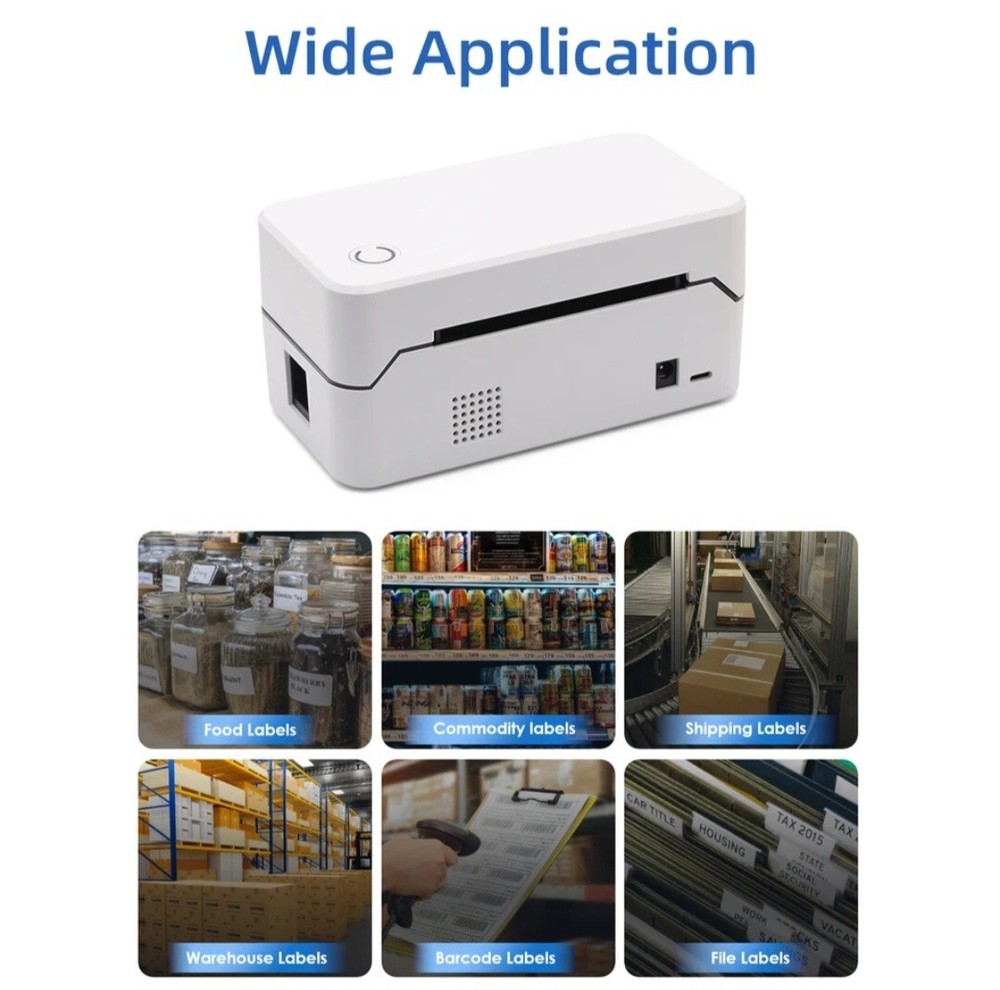 Thermal Label Printer 3 Inch MODEL TDL401 (H) Usb And Bluetooth Connectivity