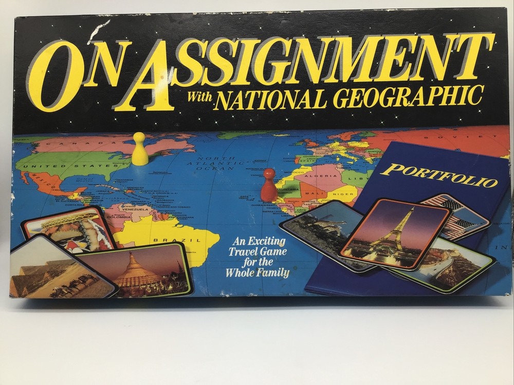 On Assignment with National Geographic Geography Travel Board Game Complete