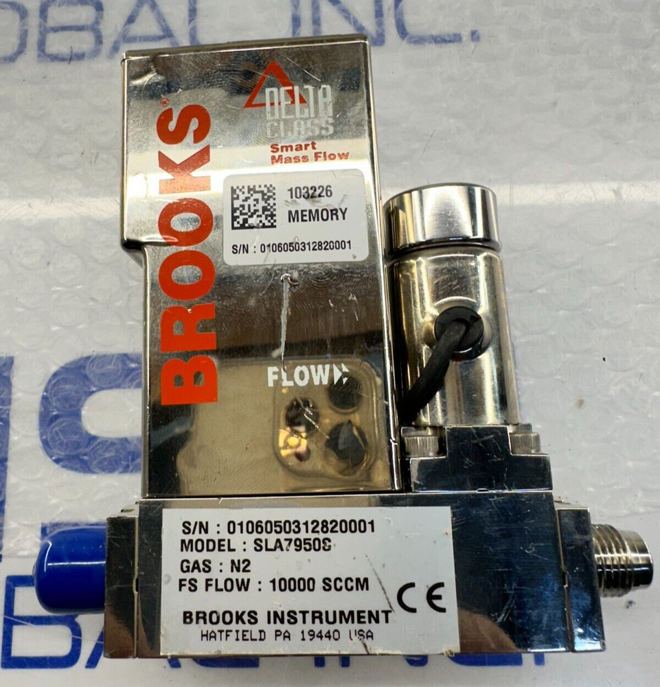 Brooks Instrument SLA7950S Smart Mass Flow Controller, N2 10000sccm