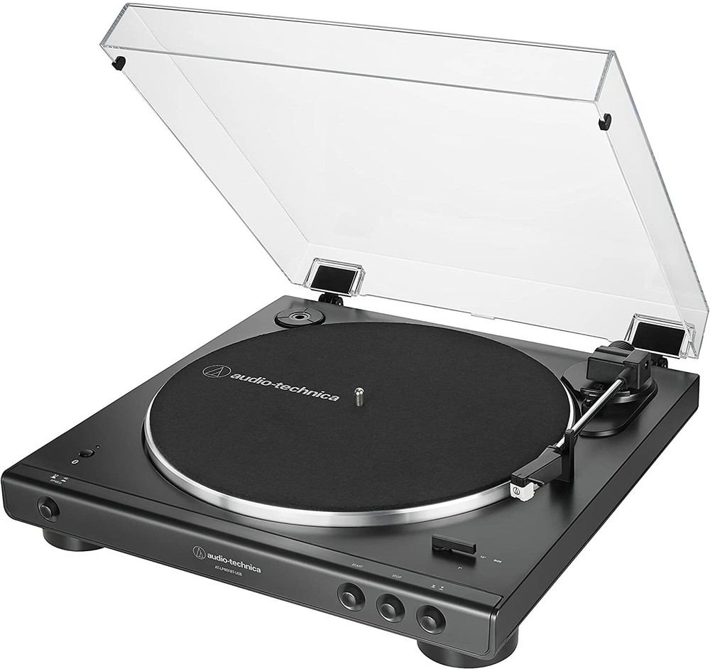 Audio-Technica Fully Automatic 2-Speed Belt-Drive Bluetooth Turntable - Black