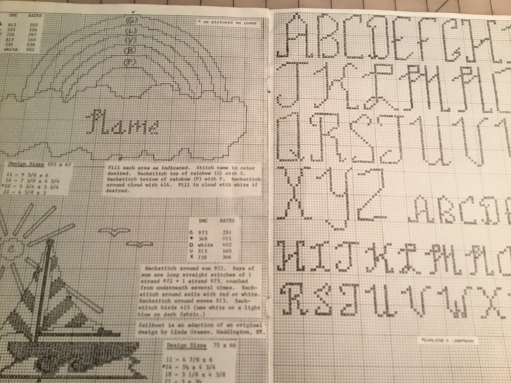 Sew and Tell by Earlene Cross Stitch Decorations Pattern/Instructions Leaflet