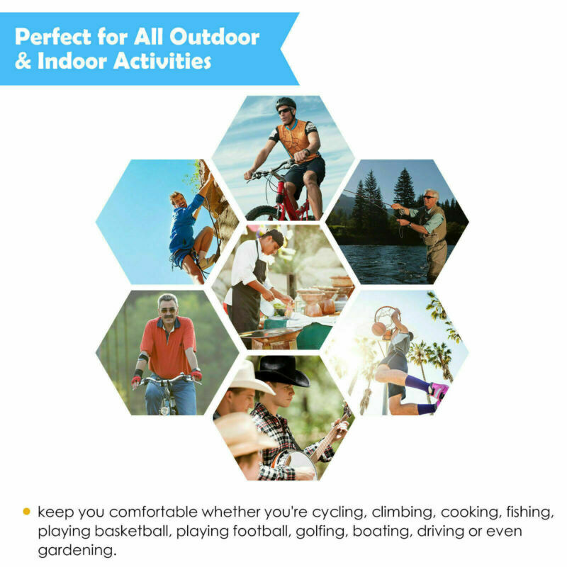 3 Pairs Cooling Arm Sleeves Cover UV Sun Protection Sports Outdoor For Men Women