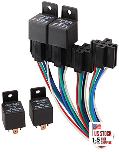 Fastronix High Current 40/60A Relay Panel with 4 Relay and Socket Panel