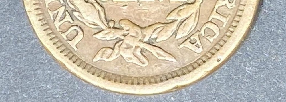 1848 Coronet Type 1c Large Cent - VF
