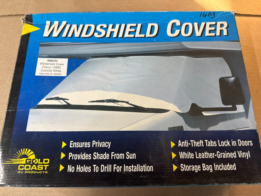 GOLD COAST 88244 WINDSHIELD COVER COLONIAL WHITE