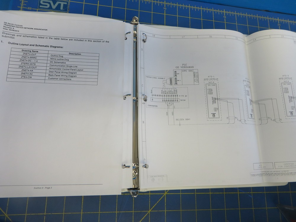 GE Zenith Controls Automatic Transfer Switch Annunciator ZNET4 / MX350