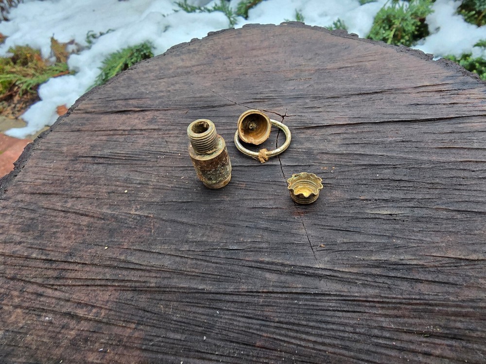 WW2 Accessories from the German bunker relic.