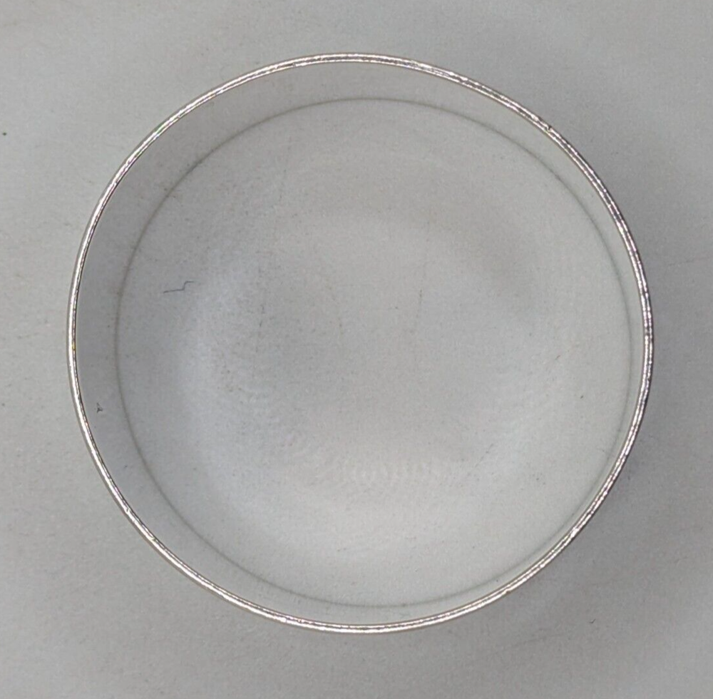 Antique English Sterling Silver Napkin Ring "PW" or "WP" initials, dated 1877