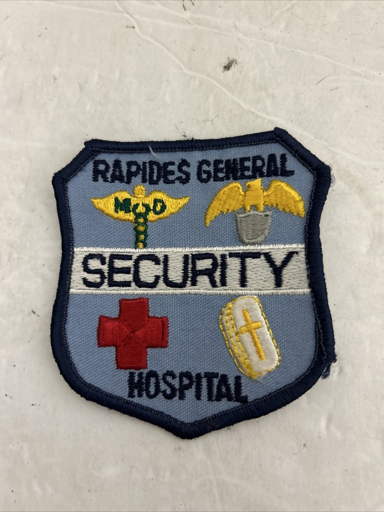 Rapids General Hospital Security Patch Blue  3”