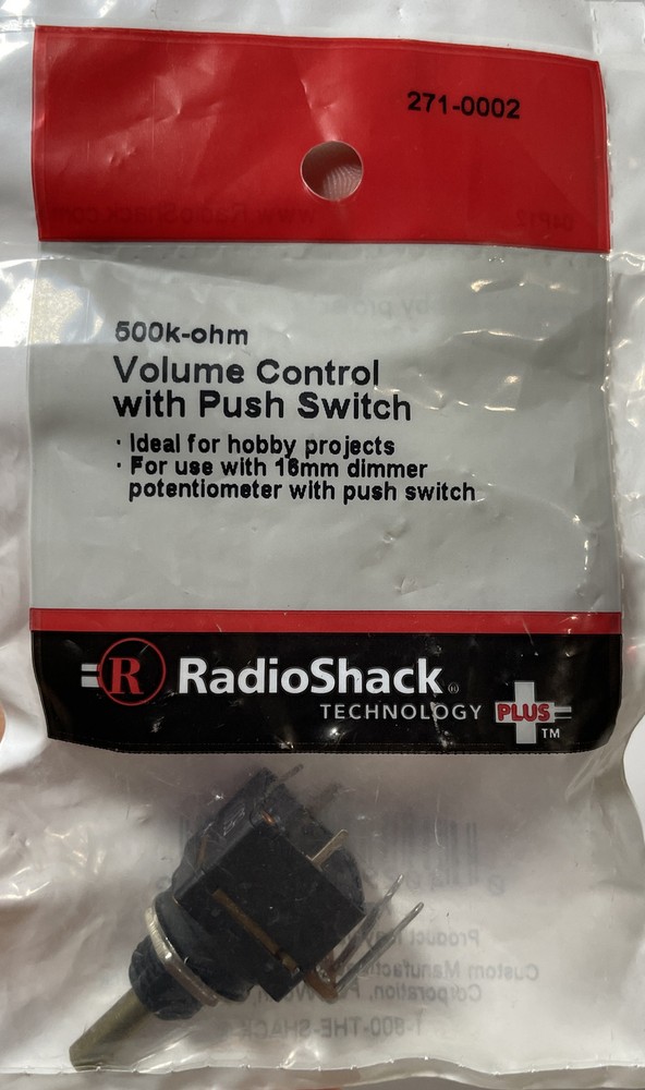 Radio Shack Potentiometer 271-0002 * SEALED*