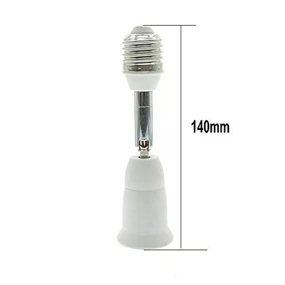 E26/E27 Light Socket Extender, 4.5 Inch Extension,Adjustable Vertical 90°Ho