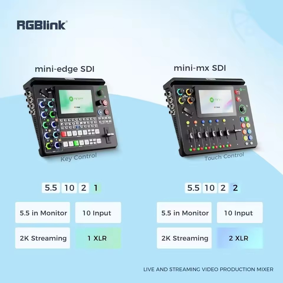 RGBlink mini-Edge SDI ALL-IN-ONE Pro Live Streaming Multi-Camera Video Switcher