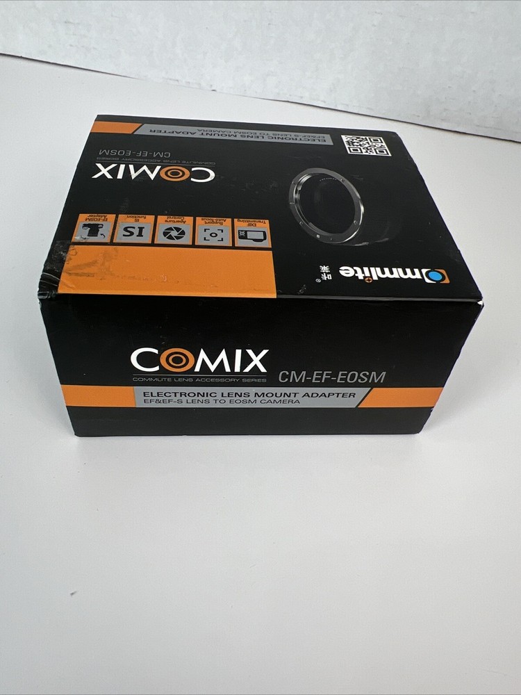 Electronic Lens Mount Adapter CM-EF-EOSM Commlite COMIX
