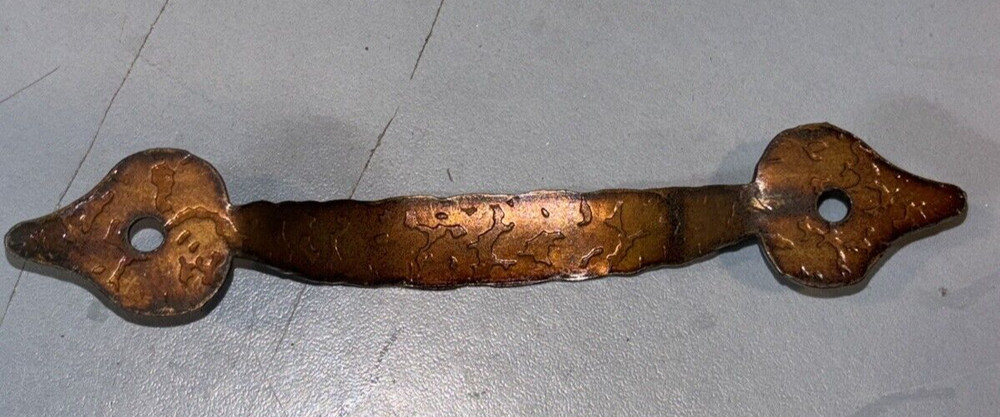 Hammered Copper Look Cabinet Door Handle Pull.