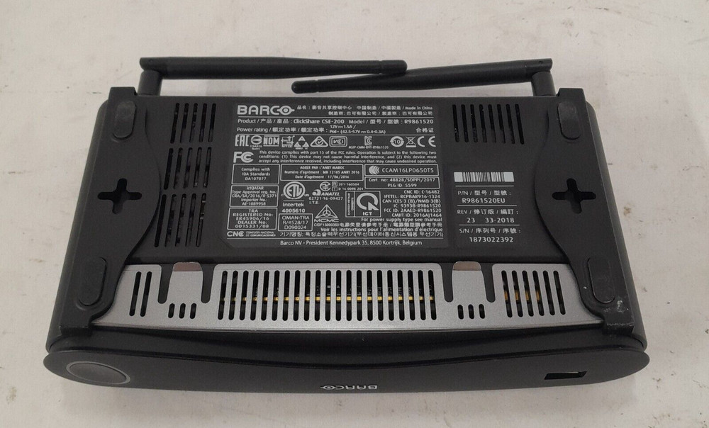 Barco ClickShare CSE-200 R9861520 Wireless Presentation System-READ DESCRIPTION
