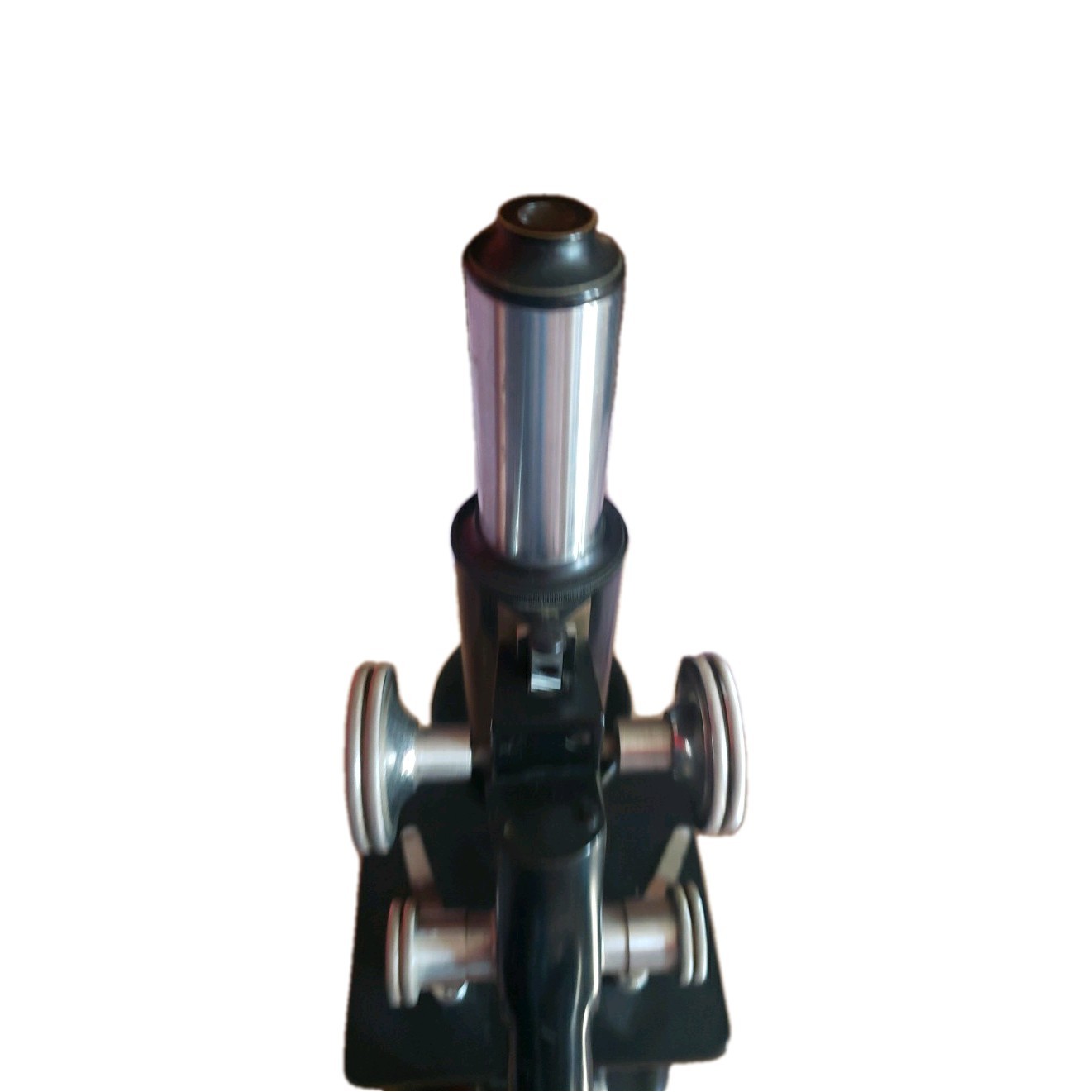 Vintage Microscope Spencer 146298 W/ 2 Lenses 623629 & 268173 Eyepiece 10x