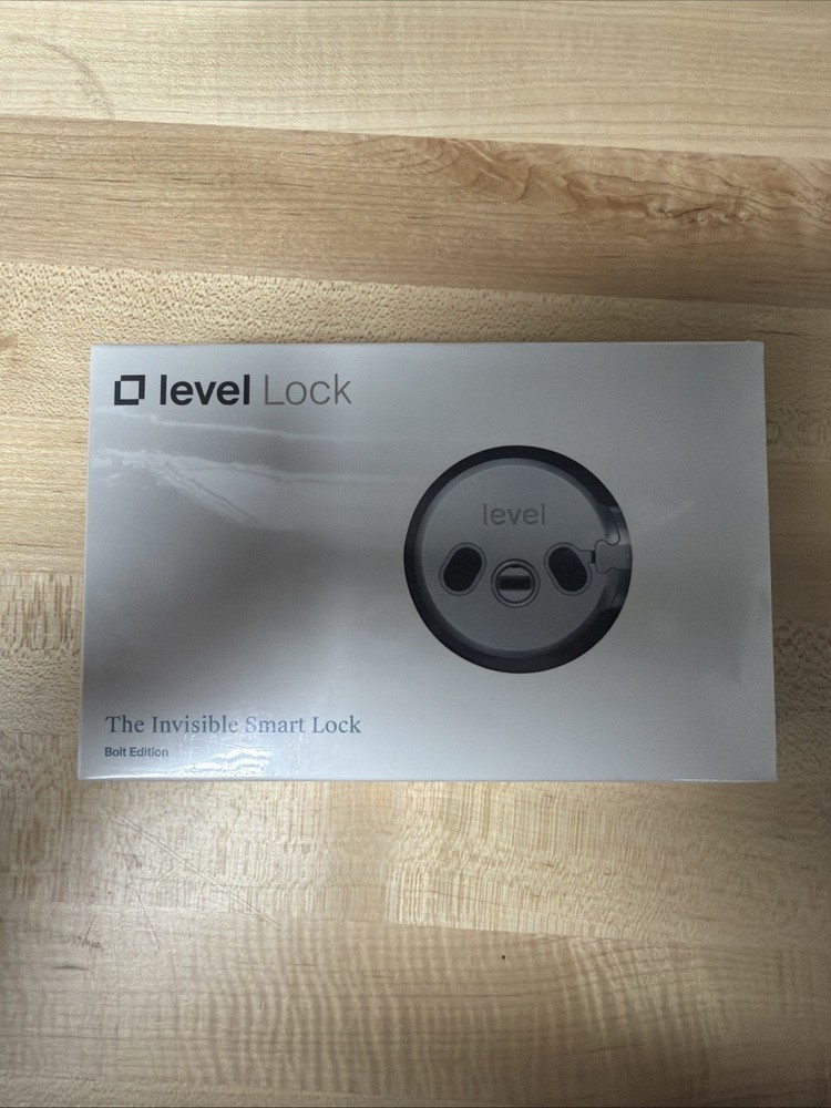 SEALED! LEVEL Bolt Keyless Entry Smart Lock - The Invisible LOCK! Apple HomeKit