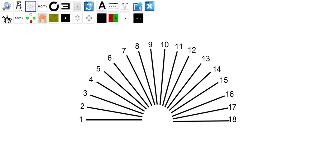 OptivisionChart Snellen Optotypes Ishihara Visual Acuity Software