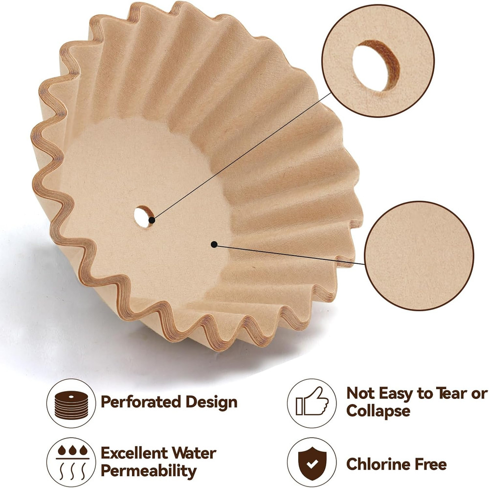 Percolator Coffee Filters Compatible with Farberware Coffee Percolator, 200 Pcs